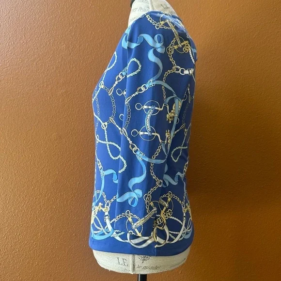 J.McLaughlin Nautical Theme Catalina Cloth Top Small Excellent Condition! - Picture 3 of 6